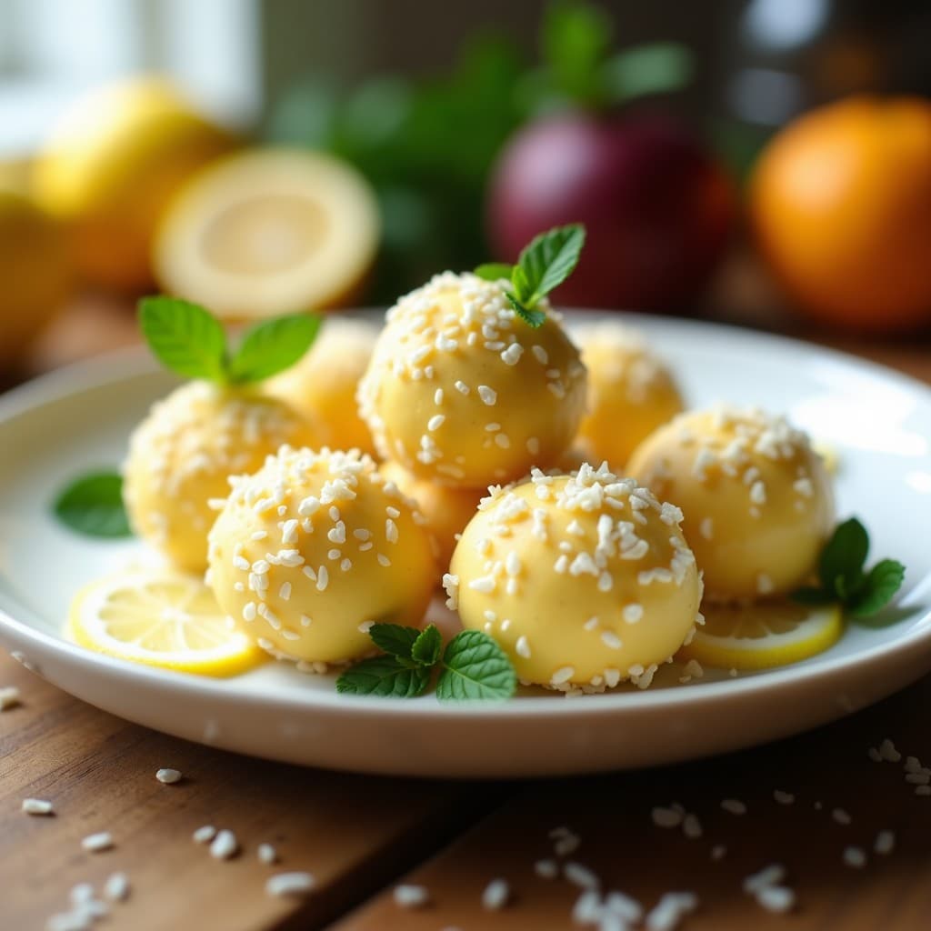 Bolitas de Cheesecake de Cashews y Maracuyá: Postre Vegano Sin Horno y Alto en Grasas Saludables