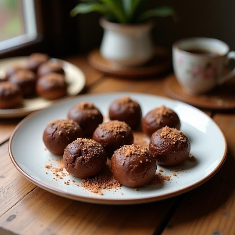 Bolitas de Chía y Cacao con Esencia de Vainilla: Snack Energético Sin Azúcar y Sin Horno