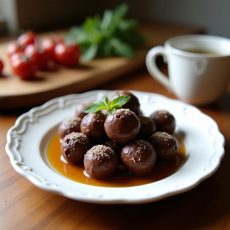 Bolitas de Chocolate y Aceite de Oliva: Postre Keto con Toque Mediterráneo en 3 Ingredientes