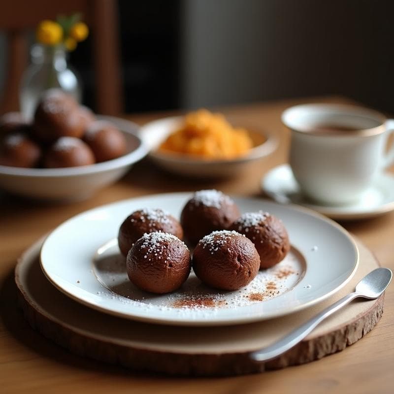 Bolitas de Chocolate y Quinoa Inflada: Snack Energético Sin Horno y Alta en Fibra
