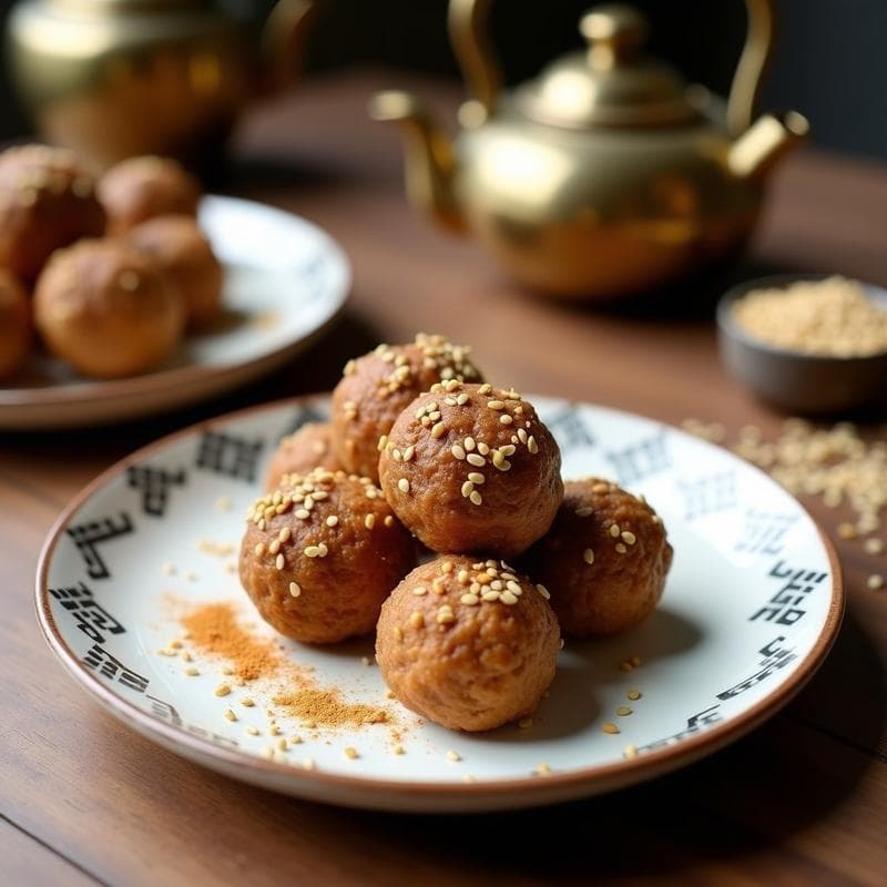 Bolitas de Dátil y Almendra con Especias Marroquíes: Snack Sin Azúcar y Crujiente