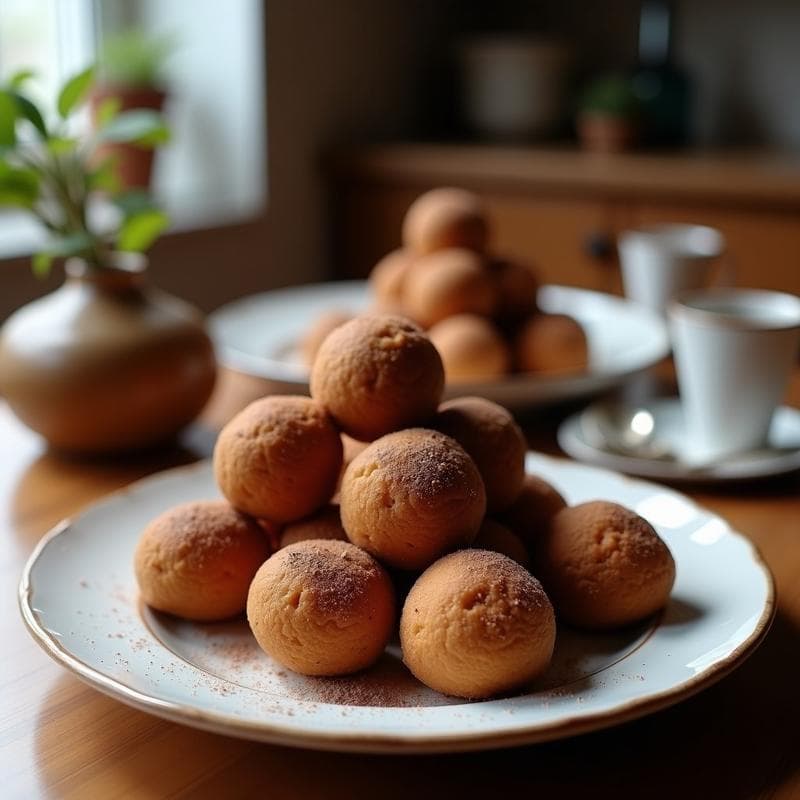 Bolitas de Dátiles y Almendras con Cacao: Postre Sin Azúcar y Alta en Energía