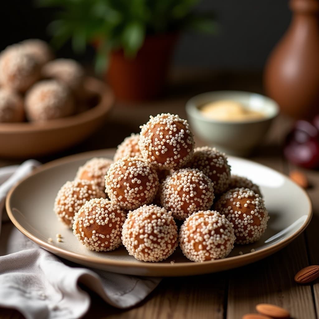 Bolitas de Dátiles y Almandras con Coco: Snack Energético Sin Cocción y Keto
