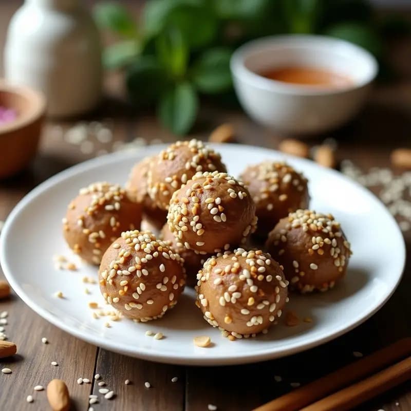 Bolitas de Dátiles y Cacahuete: Energéticas y Sin Horno de Oriente Medio