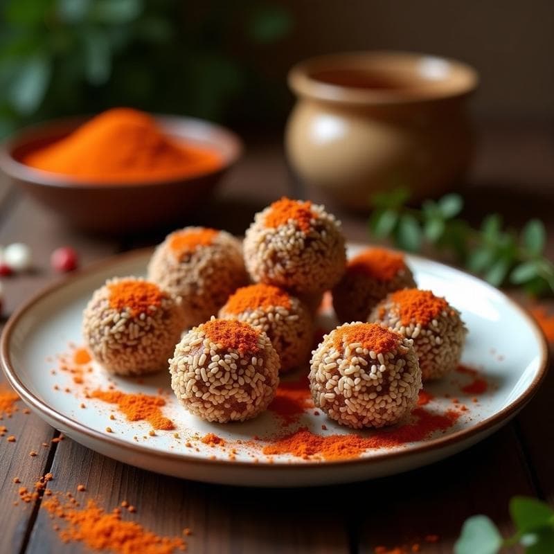 Bolitas de Dátiles y Coco con Chile en Polvo: Snack Mexicano Dulce-Picante Sin Azúcar