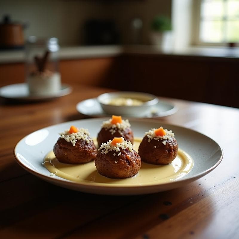 Bolitas de Dátiles y Coco Rellenas de Crema de Anacardos: Postre Crudivegano en 15 Minutos
