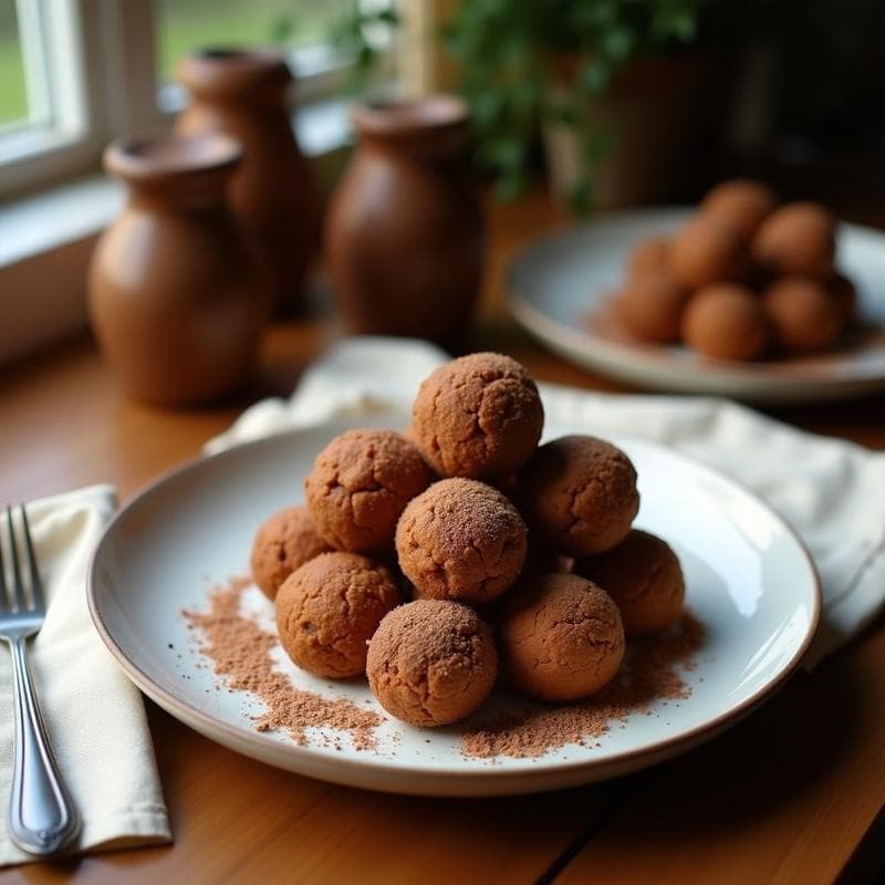 Bolitas de Dátiles y Nueces con Cacao: Energéticas Veganas Sin Azúcar y Sin Horno