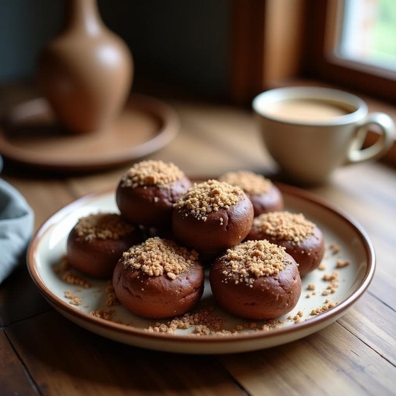 Bolitas de énergie de Cacao y Avellanas con Maca: Snack Vegano y Alta en Energía Sin Horno