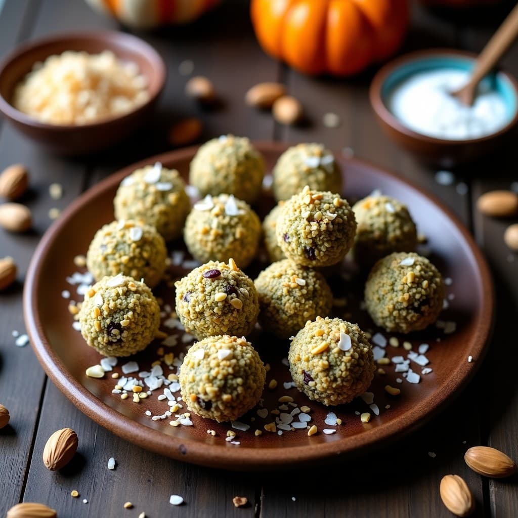 Bolitas de energía de dátiles y pistacho: snack keto sin horno y alto en magnesio