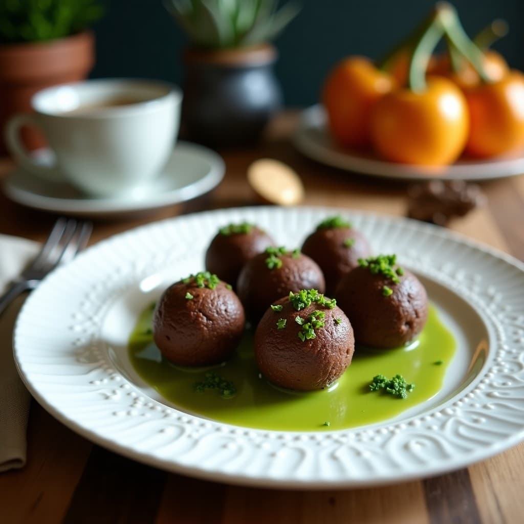Bolitas de Energy de Cacao y Algas Espirulina: Snack Superfood Sin Horno