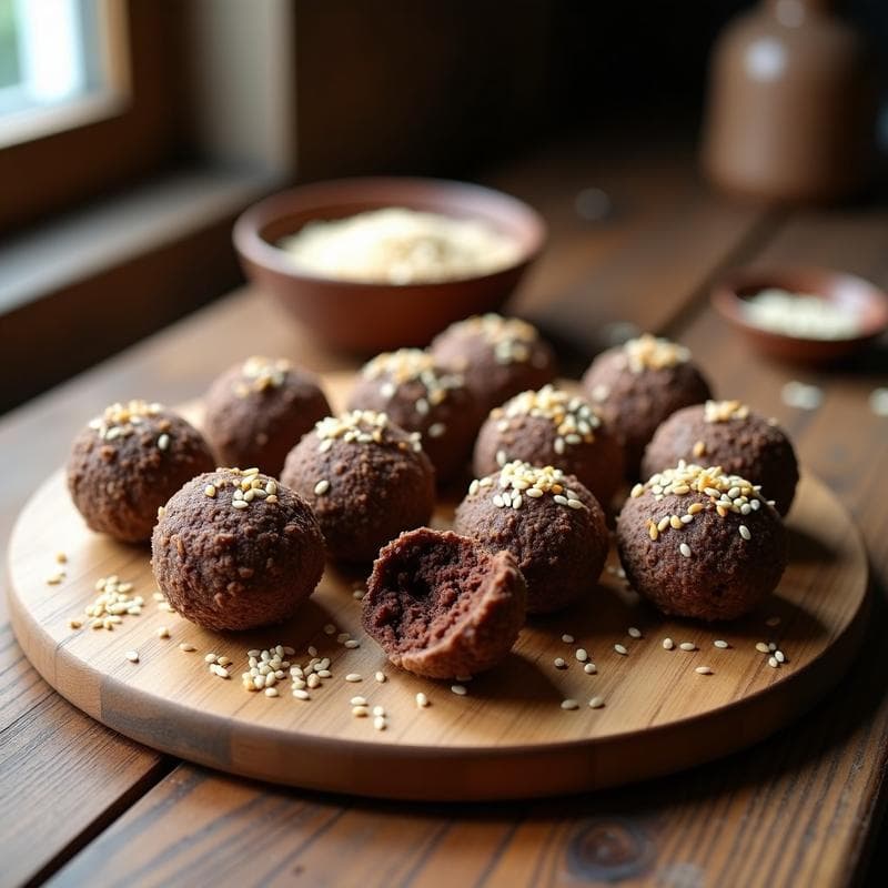 Bolitas de Energy de Maca y Cacao: Snack Peruano Sin Azúcar para Deporte