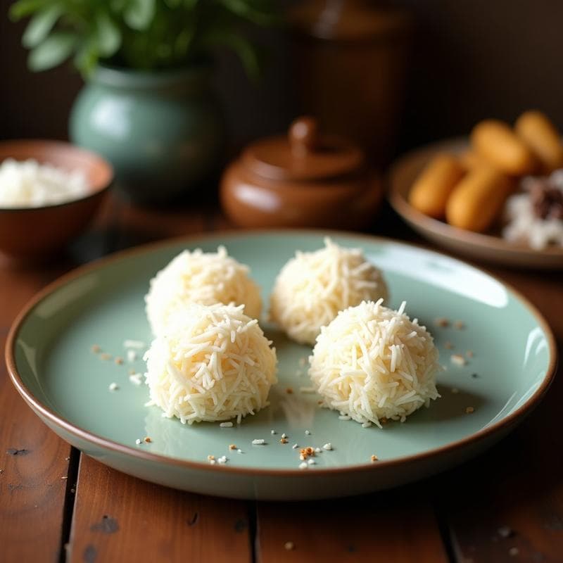 Bolitas de Ñame y Coco Rallado: Aperitivo Colombiano Sin Gluten en Airfryer