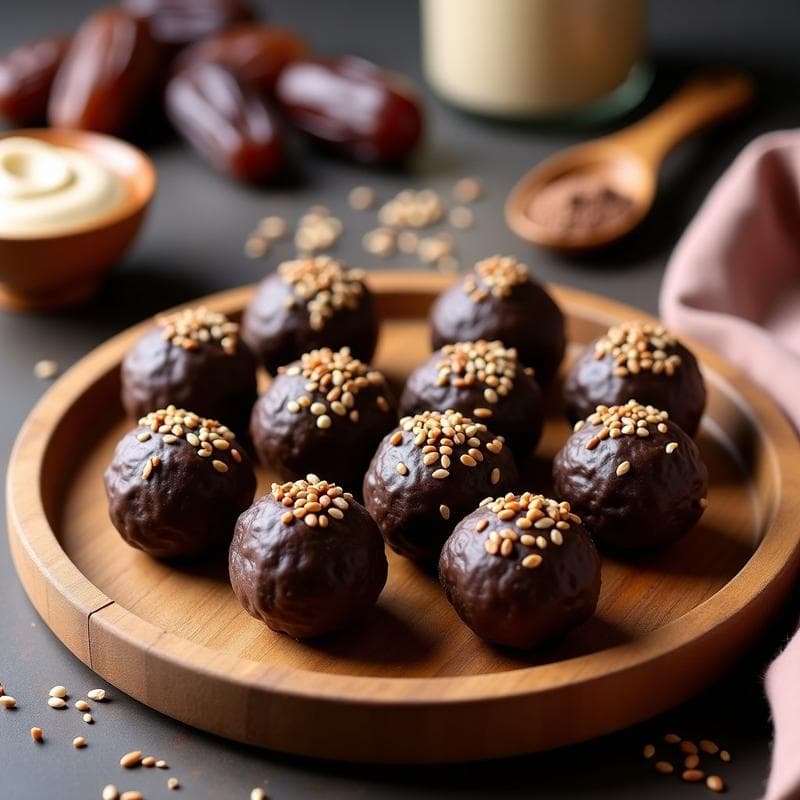 Bolitas de Proteína de Cacao y Semillas de Cáñamo: Snack Vegano para Deporte