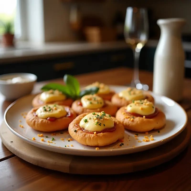 Bolitas de Queso Fundido y Jamón Serrano Fritas: Tapa Española con Toque Moderno