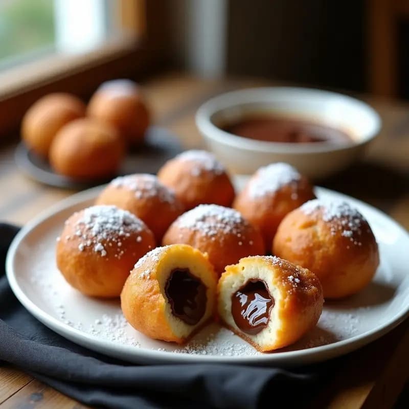 Bolitas de Queso Mozzarella Rellenas de Nutella: Aperitivo Sweet & Cheesy para Sorprender