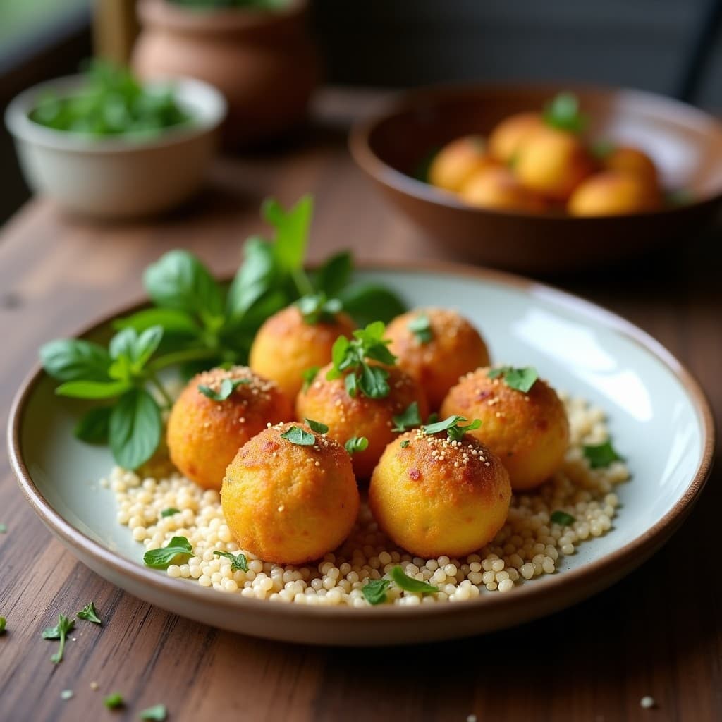 Bolitas de Quinoa y Algas Nori con Salsa de Sésamo: Snack Vegano Rico en Omega-3