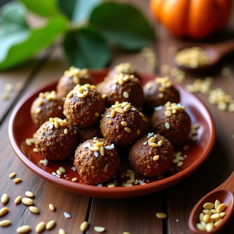 Bolitas de Tamarindo y Semillas de Calabaza: Snack Energético Mexicano Sin Azúcar