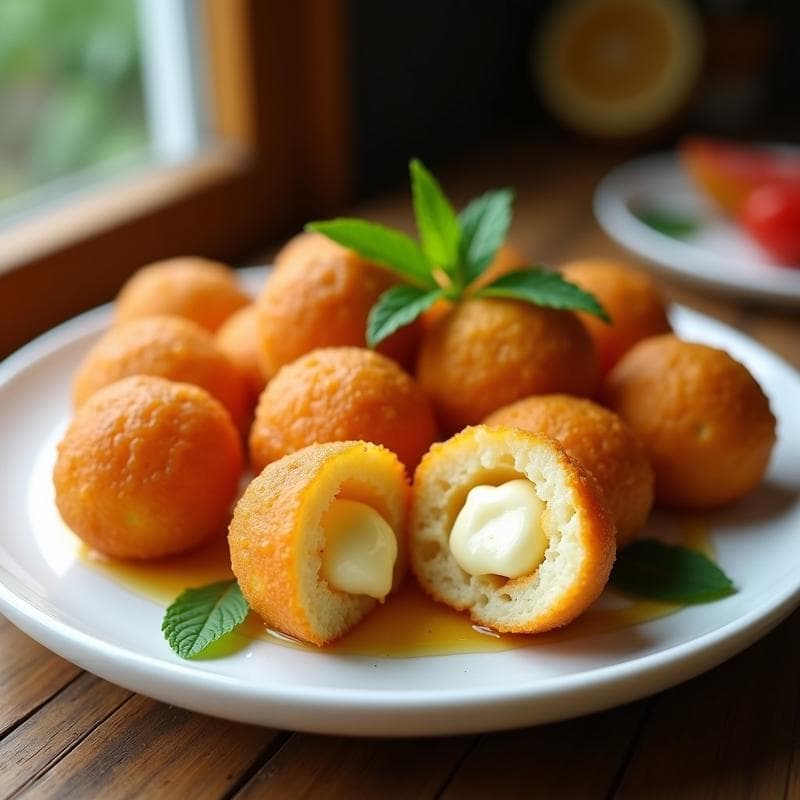 Bolitas de Tapioca Rellenas de Queso y Guayaba: Snack Brasileño en Airfryer