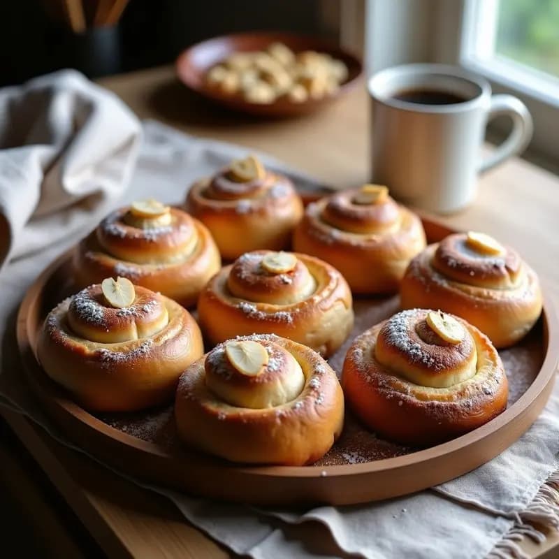 Bollerías Danesas de Canela y Cardamomo: Desayuno Escandinavo y Aromático