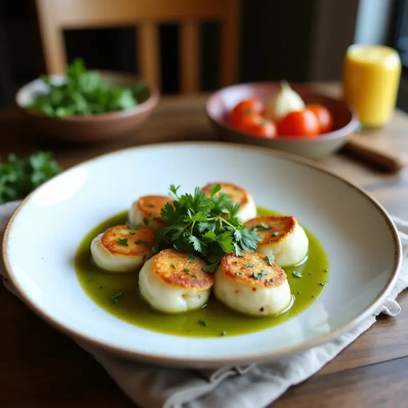Bollitos de Bacalao en Salsa Verde con Guisantes: Receta de Semana Santa sin Complicaciones