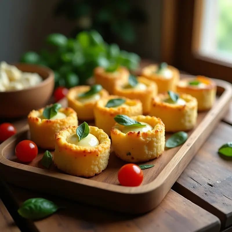 Bollitos de Maíz Rellenos de Queso de Cabra y Hierbas Provenzales: Entrante Francés Sin Harina