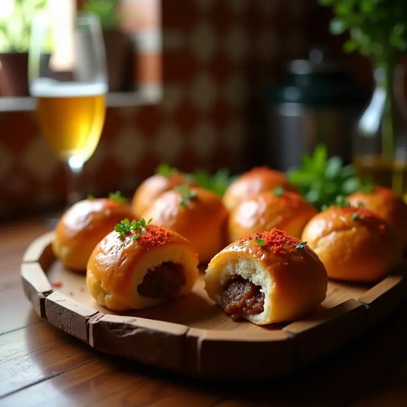 Bollitos de Pringá con Pimentón: Tapa Sevillana para Fiestas