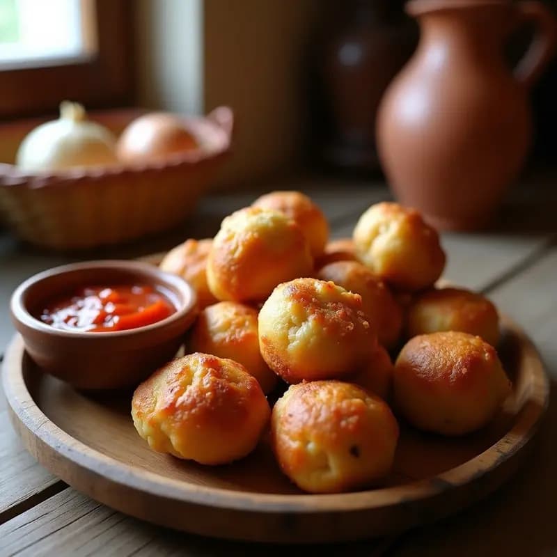 Bollitos de Pringá con Salsa de Tomate Casera: Aperitivo Sevillano para Tapas