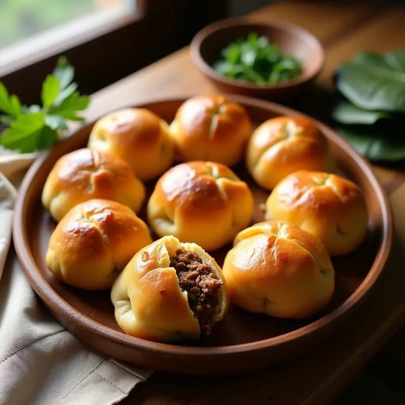 Bollitos de Yuca Rellenos de Carne Mechada: Empanadas Colombianas para Congelar