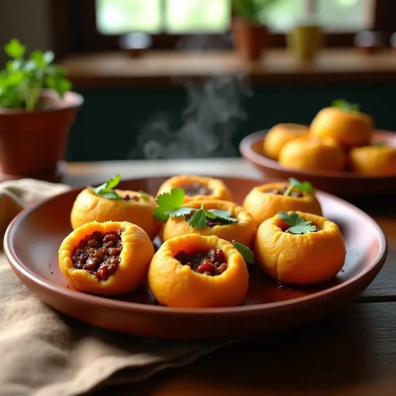 Bollitos de Yuca Rellenos de Carne Picada: Receta Colombiana en Olla Express