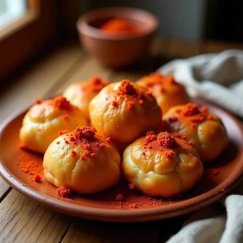Bollo de Chicharrones con Pimentón de la Vera: Tapa Murciana en Airfryer