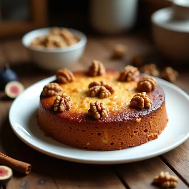 Bollo de Higo con Nueces: Postre Tradicional de Extremadura Sin Azúcar Refinado