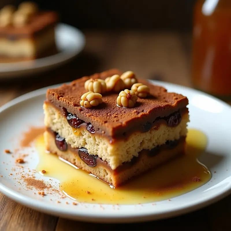 Bollo de higo y nuez con pan de molde: Postre tradicional extremeño fácil