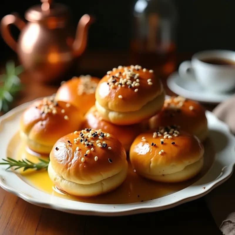 Bollo Maimón de Ceuta con Miel y Sésamo: Postre Árabe-Andaluz Sin Horno