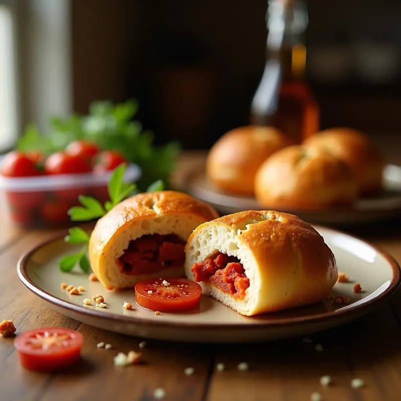 Bollo Preñao asturiano con Chorizo: Receta para Llevar en Tupper