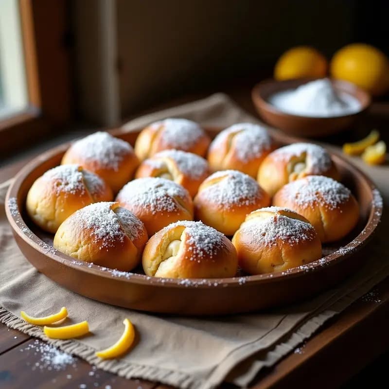 Bollos de Aceite con Azúcar Glas: Receta Andaluza de Repostería Tradicional