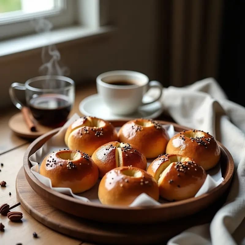 Bollos de Canela Suecos con Cardamomo: Desayuno Escandinavo Sin Harina en Airfryer