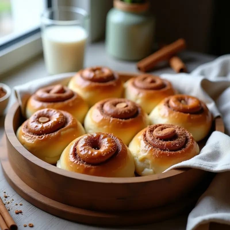 Bollos de Canela con Harina de Almendra: Desayuno Sueco Sin Gluten y Bajo en Carbohidratos