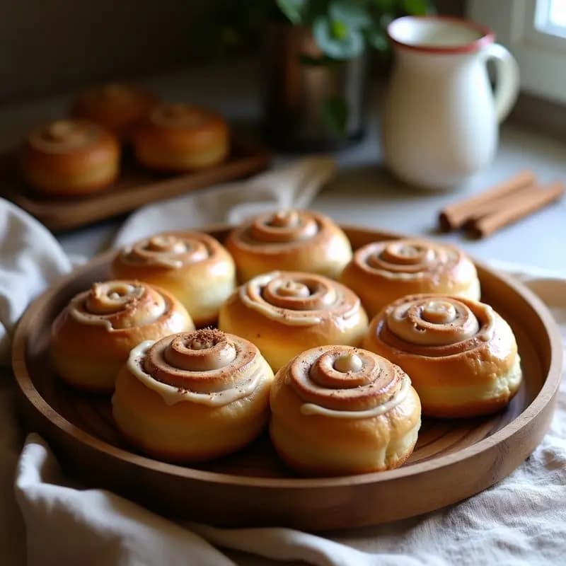Bollos de Canela Veganos: Receta Sueca con Harina de Avena y Endulzante de Arce