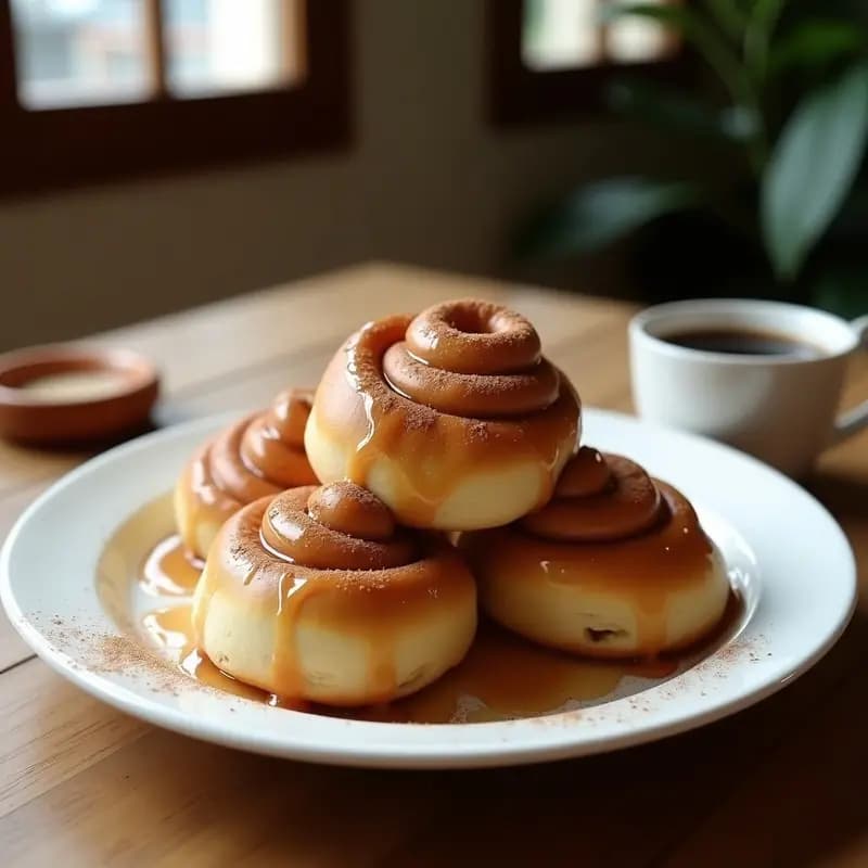 Bollos de Canela Veganos con Glaseado de Anacardos: Postre Sueco Sin Lácteos