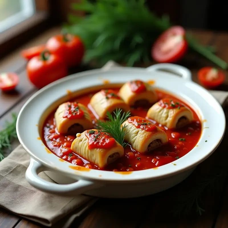 Bollos de carne Rusos con Salsa de Tomate y Eneldo: Receta Casera en Horno
