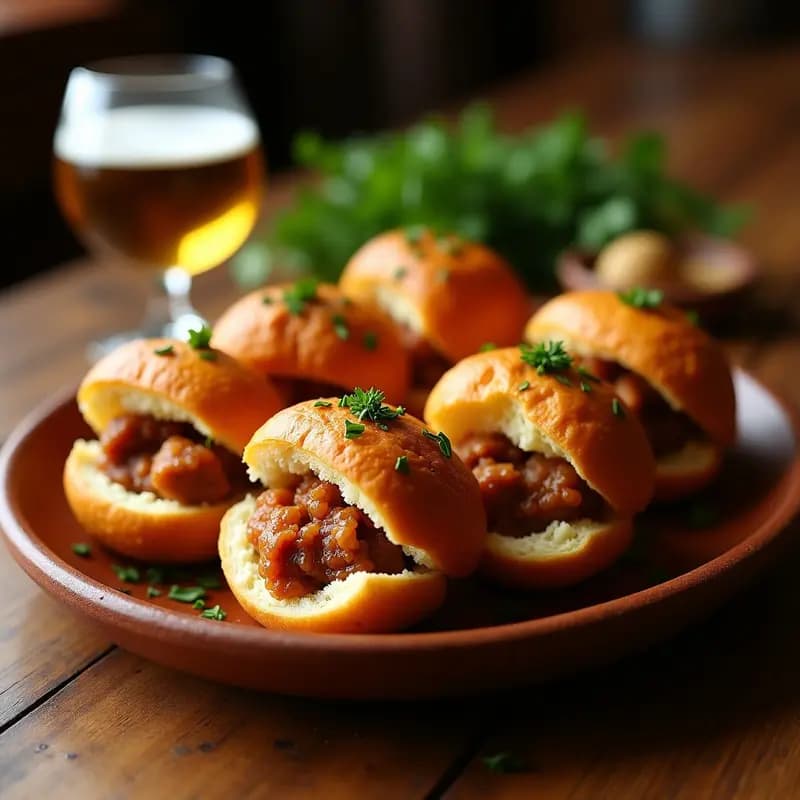 Bollos de Chicharrón con Sesos Rebozados: Tapa Sevillana de toda la Vida