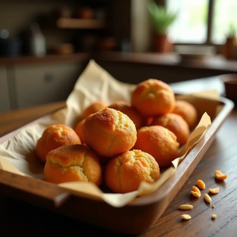 Bollos de Chicharrones con Pan Duro: Receta de Aprovechamiento Tradicional