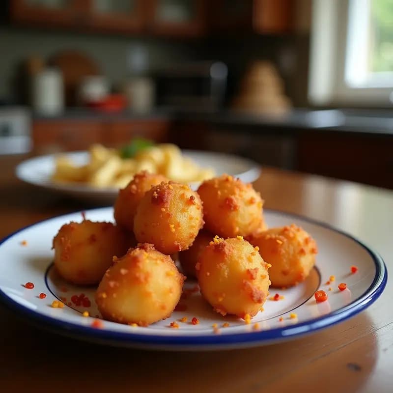 Bollos de Chicharrones con Pimentón: Tapa Andaluza de Carnitas Crujientes