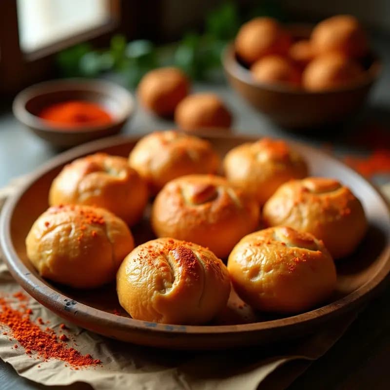 Bollos de Chicharrones con Pimentón: Snack Crujiente de la Abuela