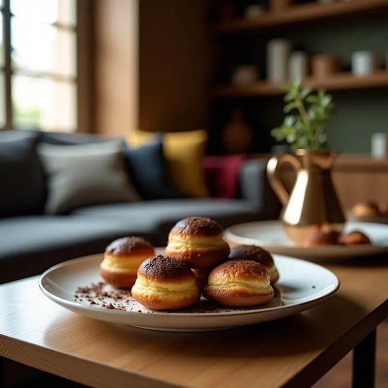 Bollos de Chocolatero: Postre Tradicional Madrileño con Chocolate Fundido