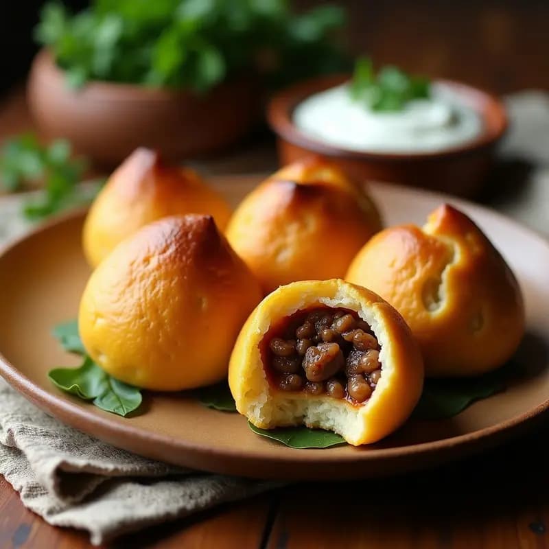 Bollos de Maíz Rellenos de Carne Molida y Pasas: Receta Venezolana Tradicional en Horno