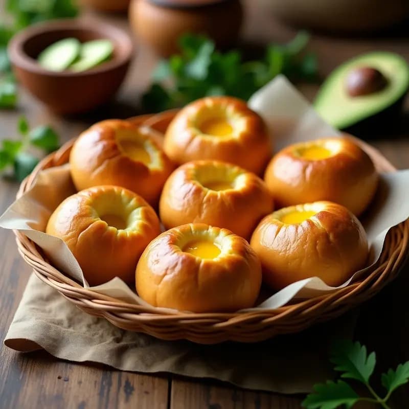 Bollos de Maíz y Queso de Soja: Desayuno Venezolano Vegano en Airfryer