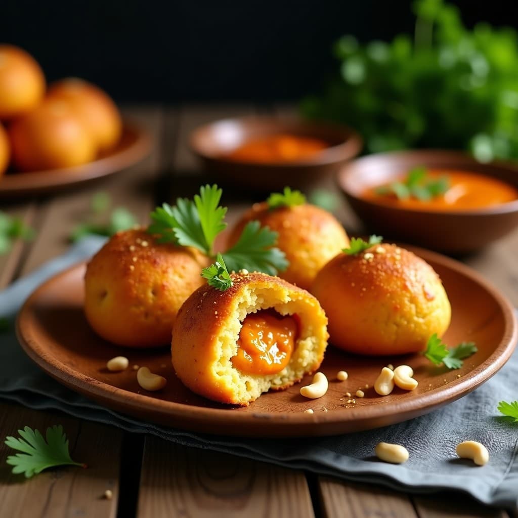 Bollos de Maíz Tierno Rellenos de Pollo al Curry: Receta Argentina en Airfryer con Toque Exótico