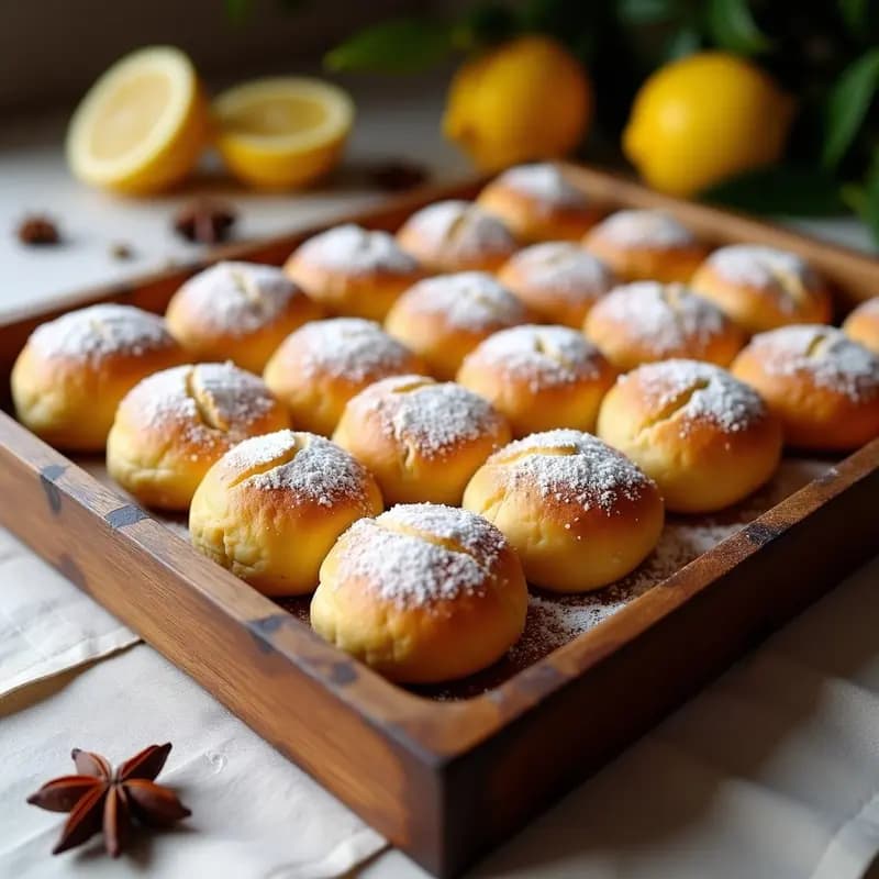 Bollos de Manteca Sevillanos con Anís y Ralladura de Limón