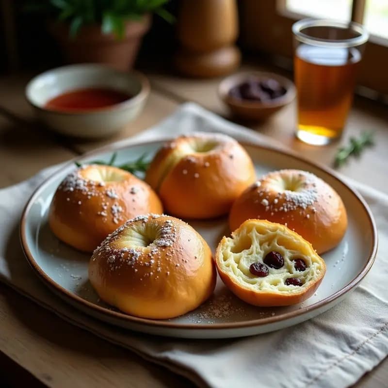Bollos de Mosto con Pasas: Receta Asturiana de Pan Dulce Fermentado